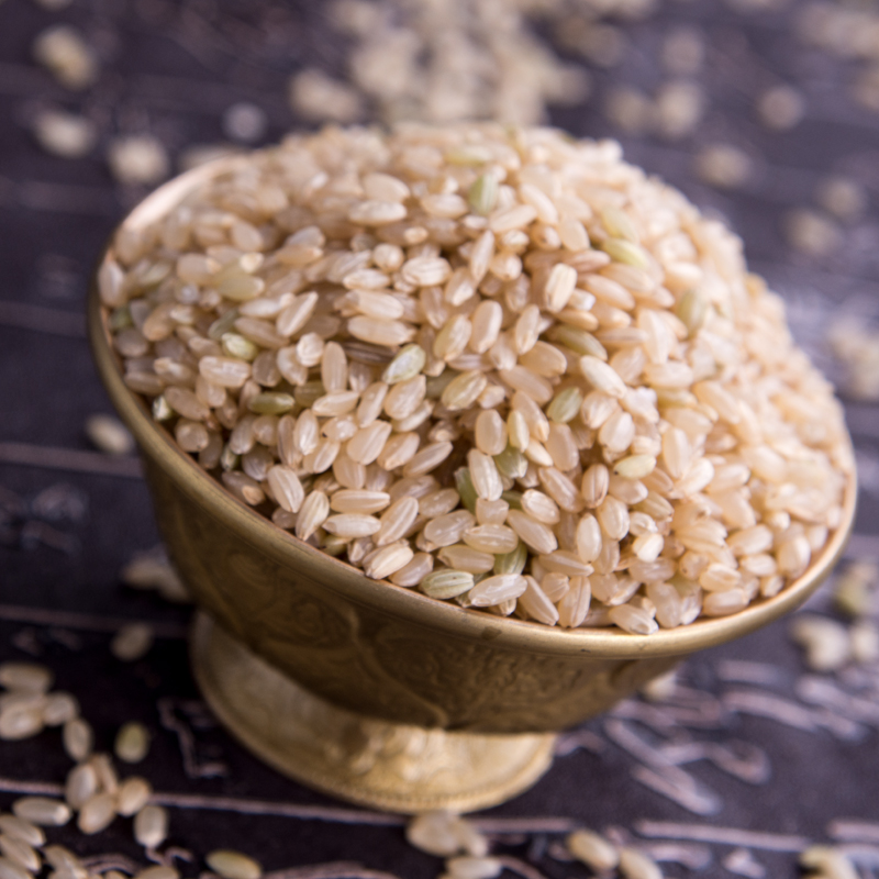 粥日食丨糙米 500gx2罐 2020新糙米低脂米饭健身脂减糟米粗粮 - 图2