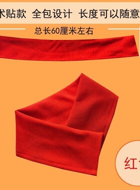 螺纹针织假领子防脏神器全包魔术贴可拆洗保暖军绿色
