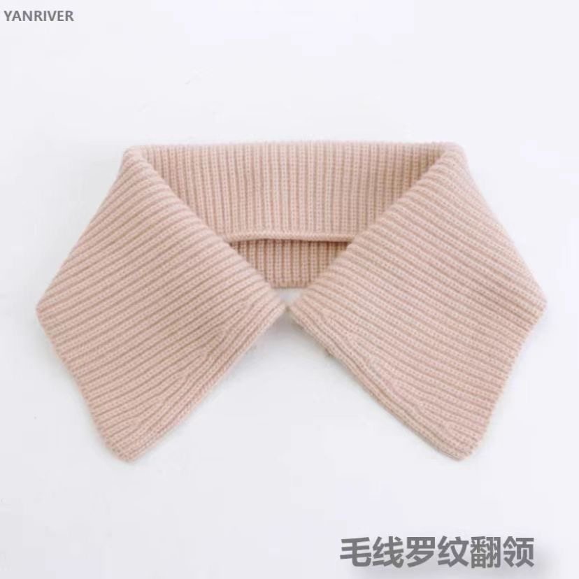 2025爆款毛线领罗纹针织大翻领时尚百搭装饰秋冬保暖配大衣假领子,淘宝优惠券,粉丝福利购,淘宝优惠卷