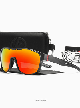 KDEAM偏光长方形运动男女太阳镜