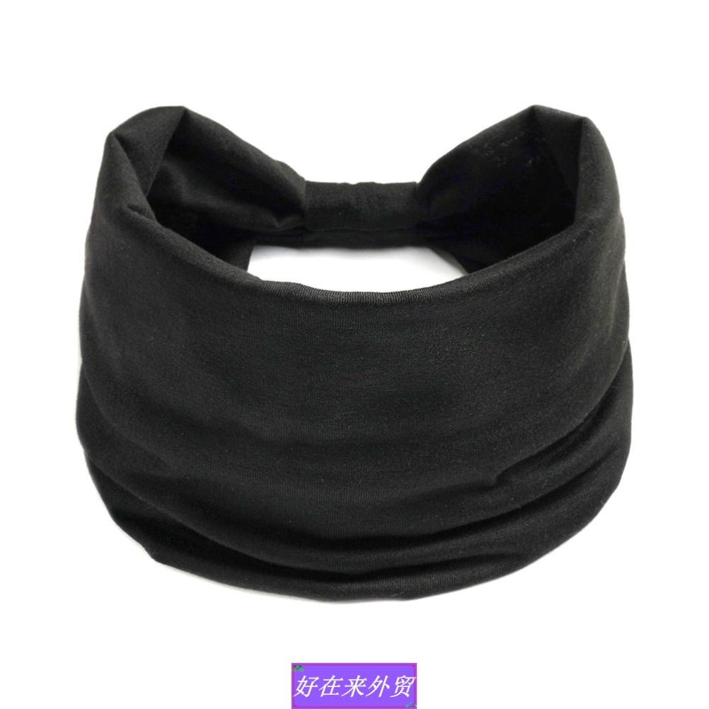 solid color Elasticity Headband Fashion headdress lady发带-图0