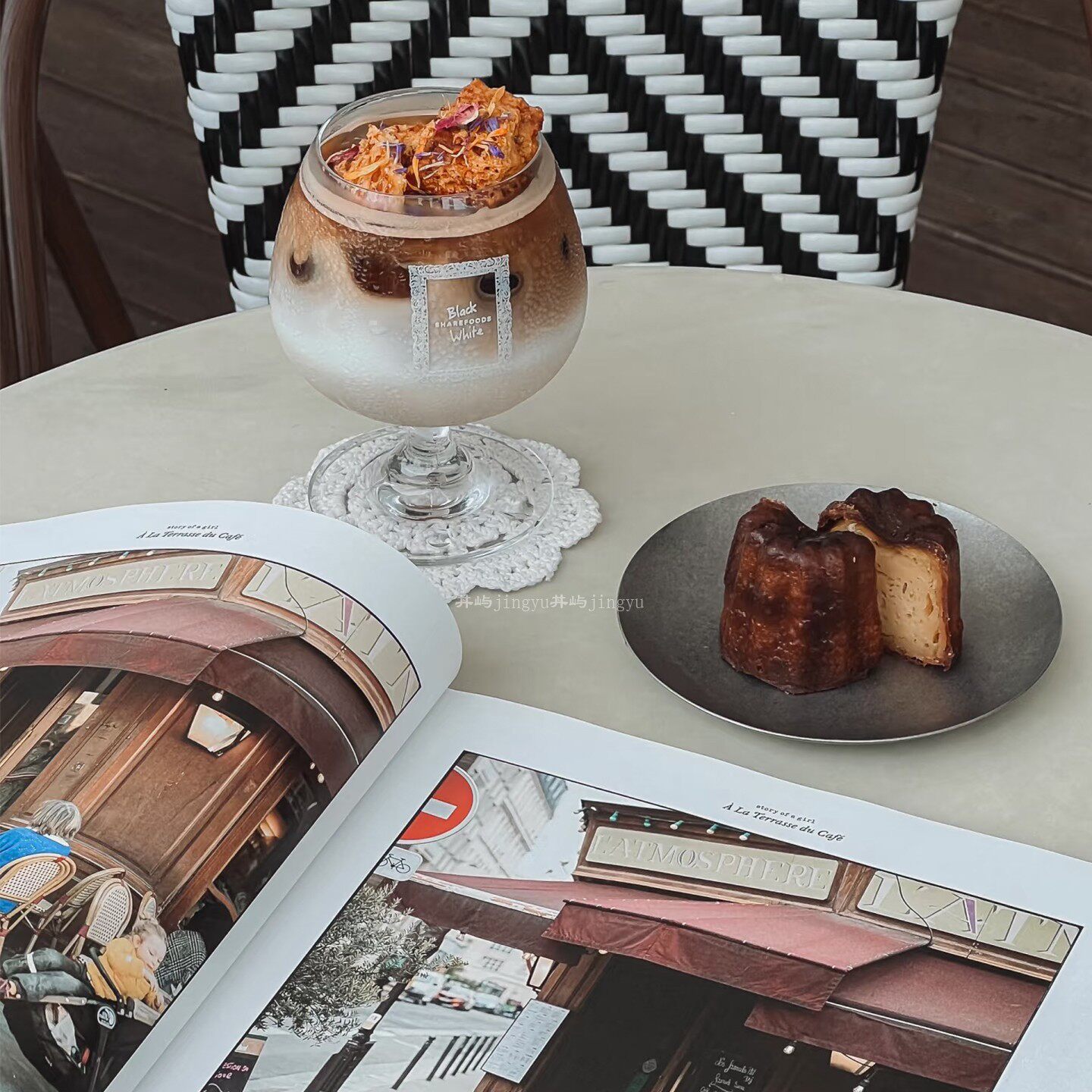 ins网红可露丽碟子304不锈钢复古做旧甜品盘子简约银色蛋糕盘圆形 - 图3