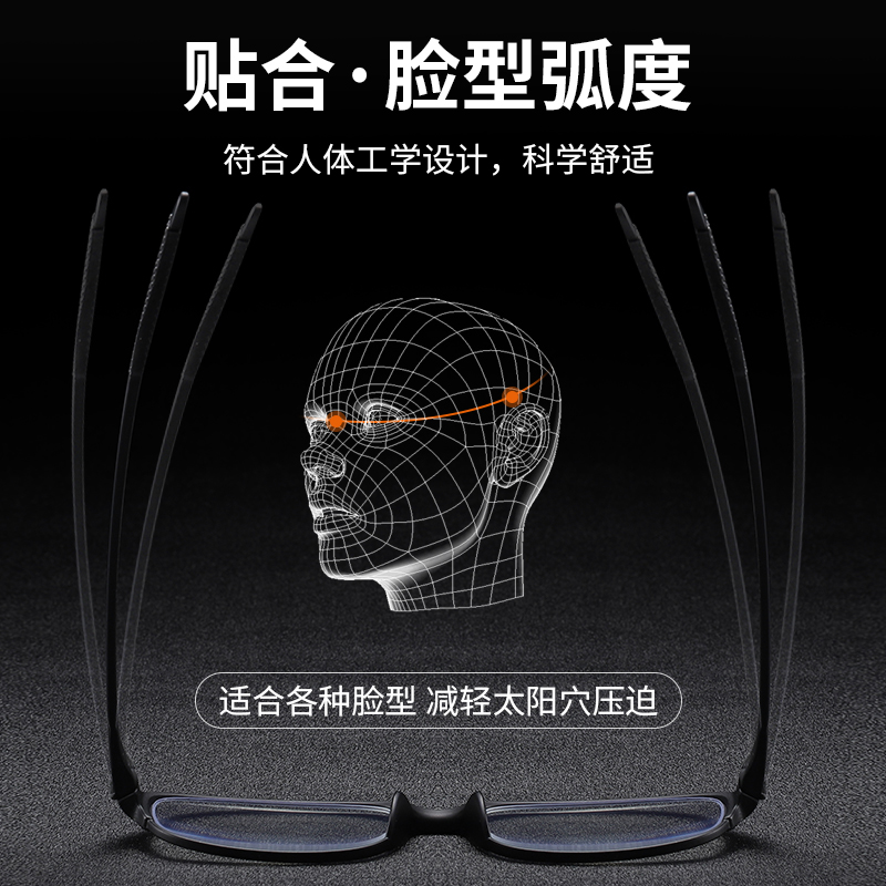 青春老人旗舰店青春老人老花镜男高清超轻时尚防蓝光抗疲劳便携式高级眼镜女花镜3