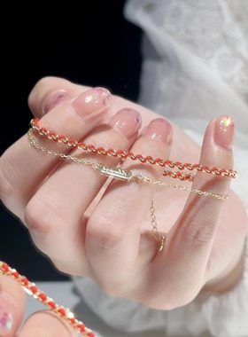 kcooou原创「情窦红绳」手链