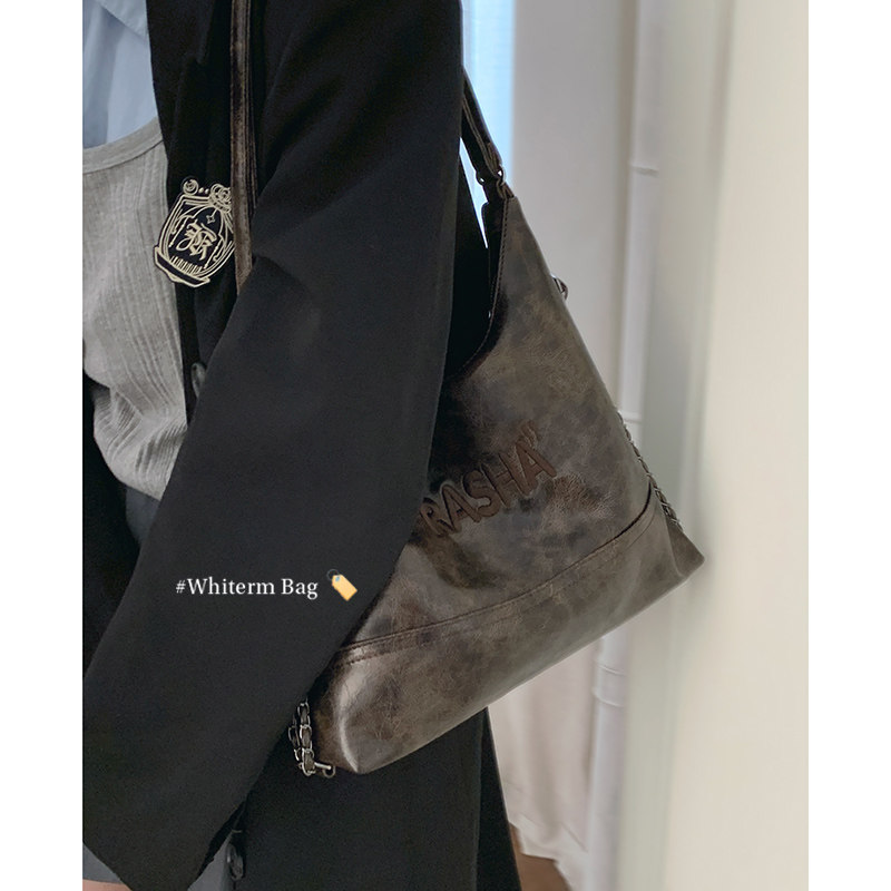 美拉德复古双肩包包女2023新款潮时尚托特包百搭大容量背包腋下,淘宝优惠券,粉丝福利购,淘宝优惠卷