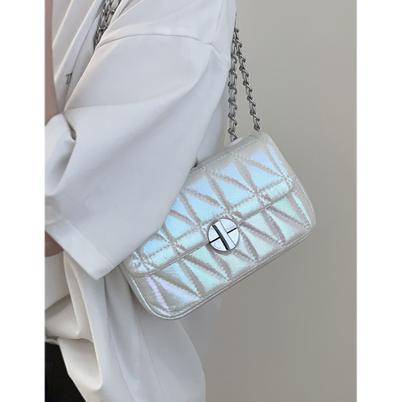 小香风包包女2023新款夏季时尚菱格链条包高级质感小众腋下斜挎包,淘宝优惠券,粉丝福利购,淘宝优惠卷