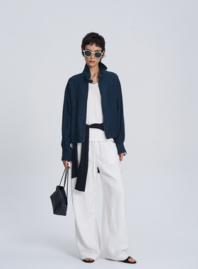 TOFOD 中古风小圆框 造型户外防晒墨镜白色遮阳防紫外线太阳镜