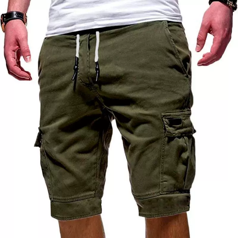 [A New multi - pocket men 's shorts for summer 2020 men]