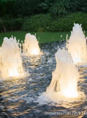 涌泉喷泉造雾造景喷泉旅游景区音乐喷泉涌泉水循环喷头全套设备