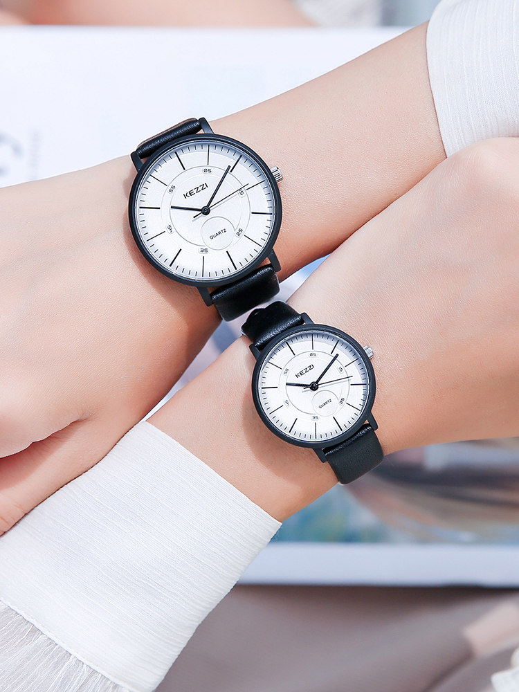 kezzi学生情侣时尚潮流2022手表 珂紫国产腕表