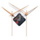 Diy wall clock super long shaft silent movement pointer accessories
