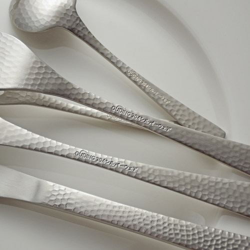 雾面冰纹 304不锈钢西餐牛排刀叉勺子 吃饭意面水果叉子咖啡勺 - 图1