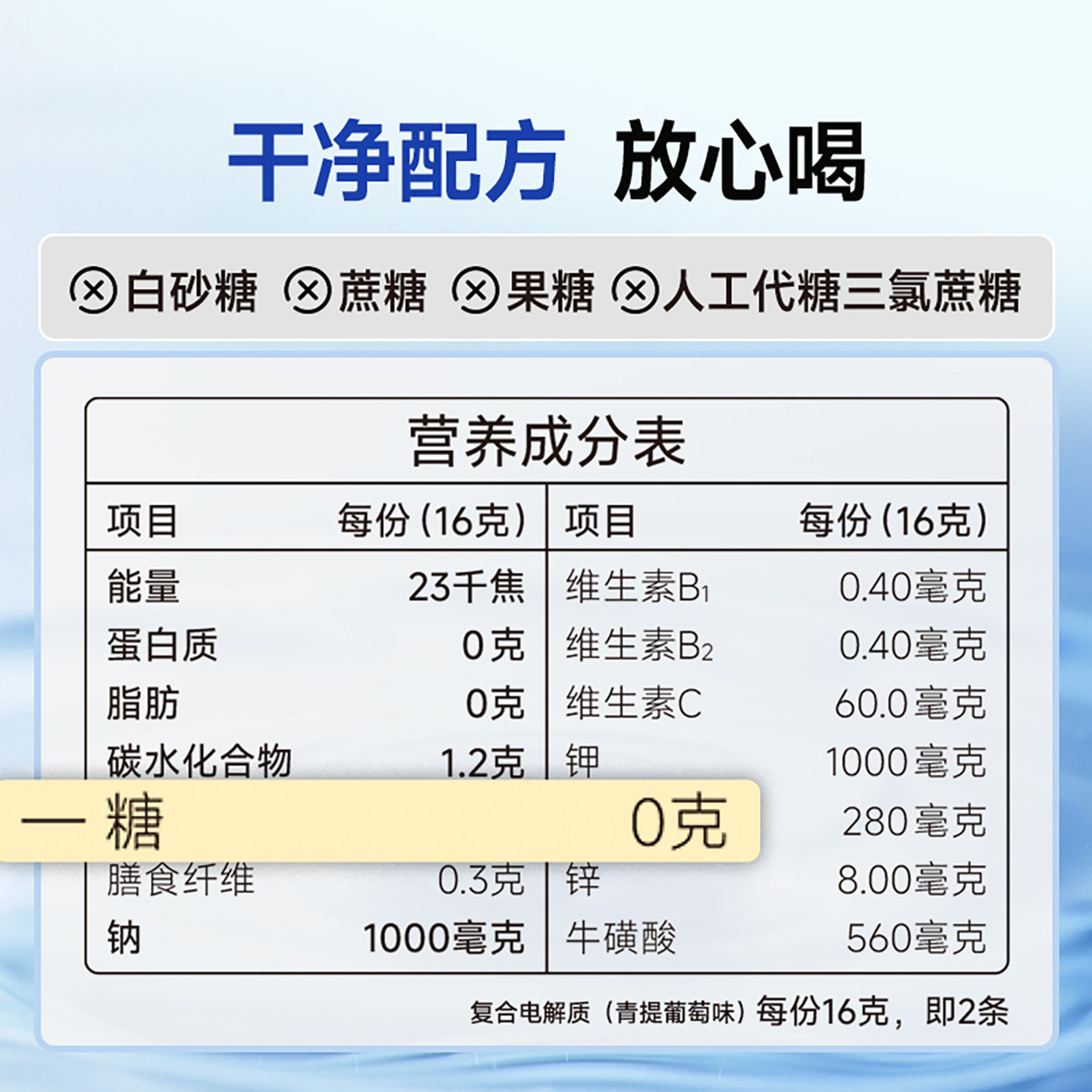 理想燃料电解质冲剂无蔗糖生酮电解质粉补钾电解质运动饮料冲剂粉,淘宝优惠券,粉丝福利购,淘宝优惠卷