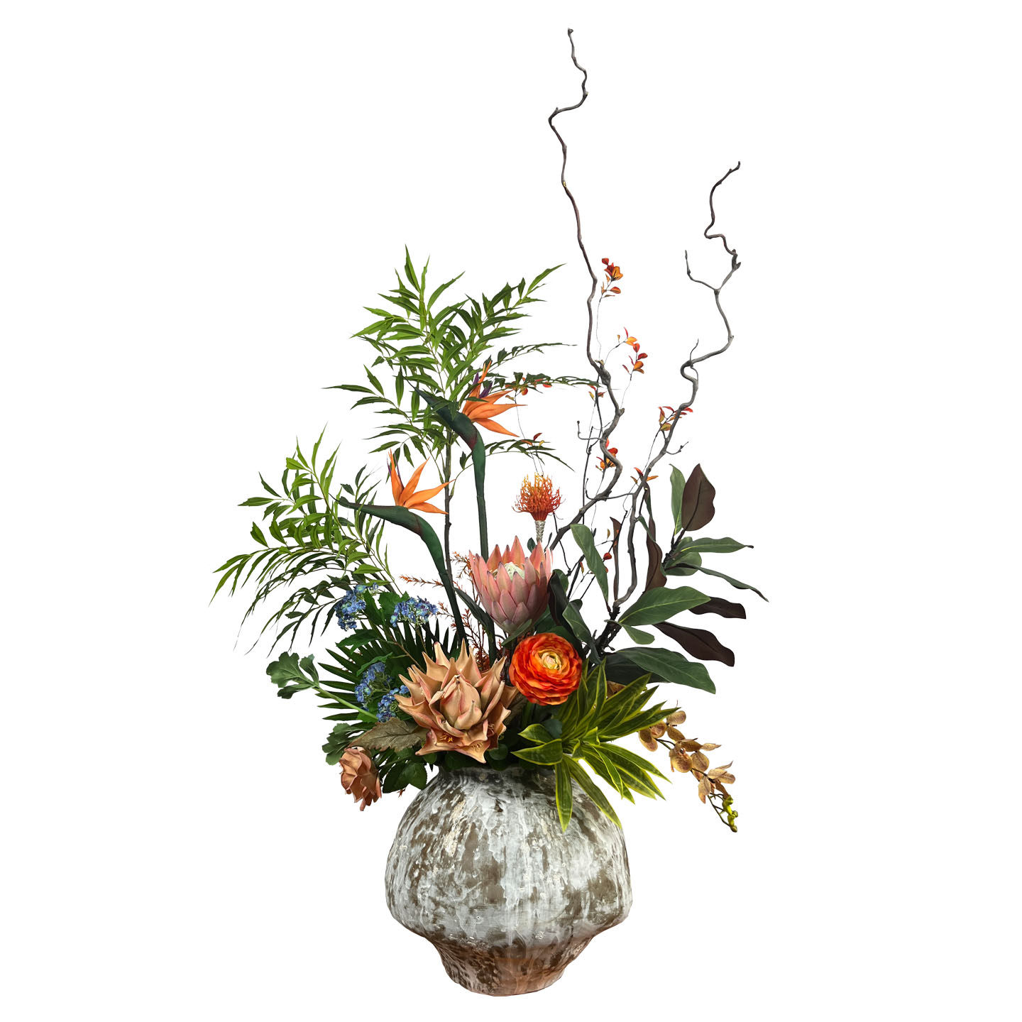 诧寂风新中式花艺摆件售楼处假花摆件酒店大厅装饰花卉仿真花高档,淘宝优惠券,粉丝福利购,淘宝优惠卷