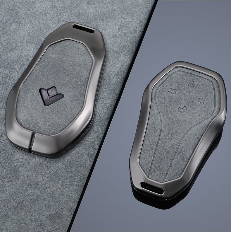 适用昊铂钥匙套昊铂HT昊铂gt埃安HyperGT扣高档2023新款昊柏包扣