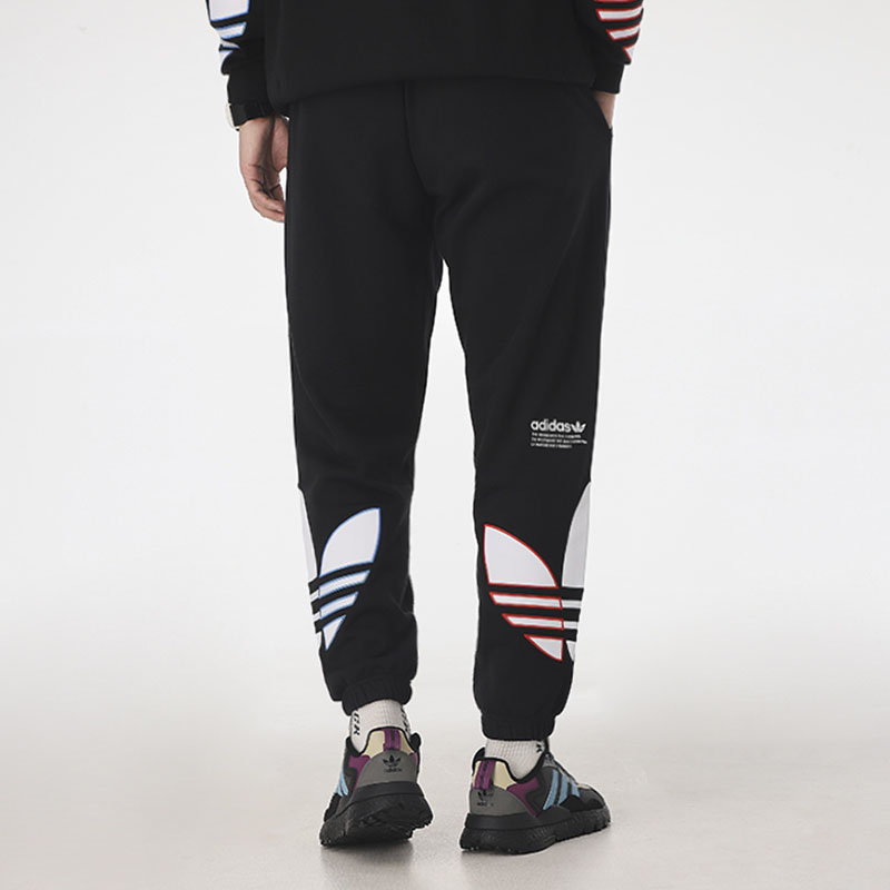 Adidas阿迪达斯三叶草运动裤男裤新款运动卫裤长裤GN3574 GN5447