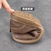 Single-layer cowhide over-the-foot lightweight tendon-soled lazy shoes for men