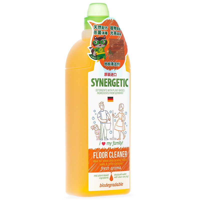 森力佳地板清洁剂木地板1l*2瓶装 森力佳多用途清洁剂