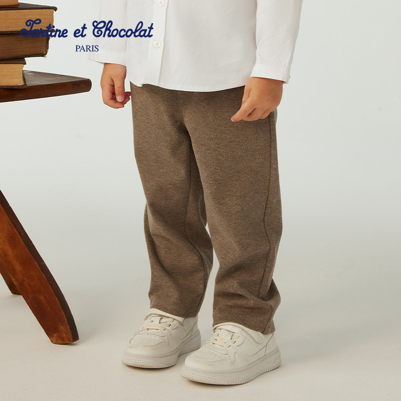 tartineetchocolat法国巧克力童装25新品男童休闲针织裤,淘宝优惠券,粉丝福利购,淘宝优惠卷