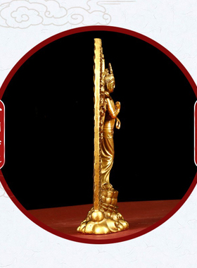 千手观音纯铜佛像观世音菩萨佛堂