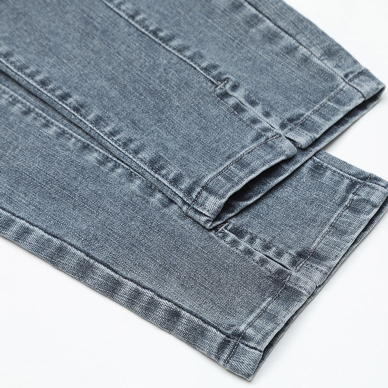 春秋2022新款高腰弹力气质牛仔裤 海芙兰牛仔裤