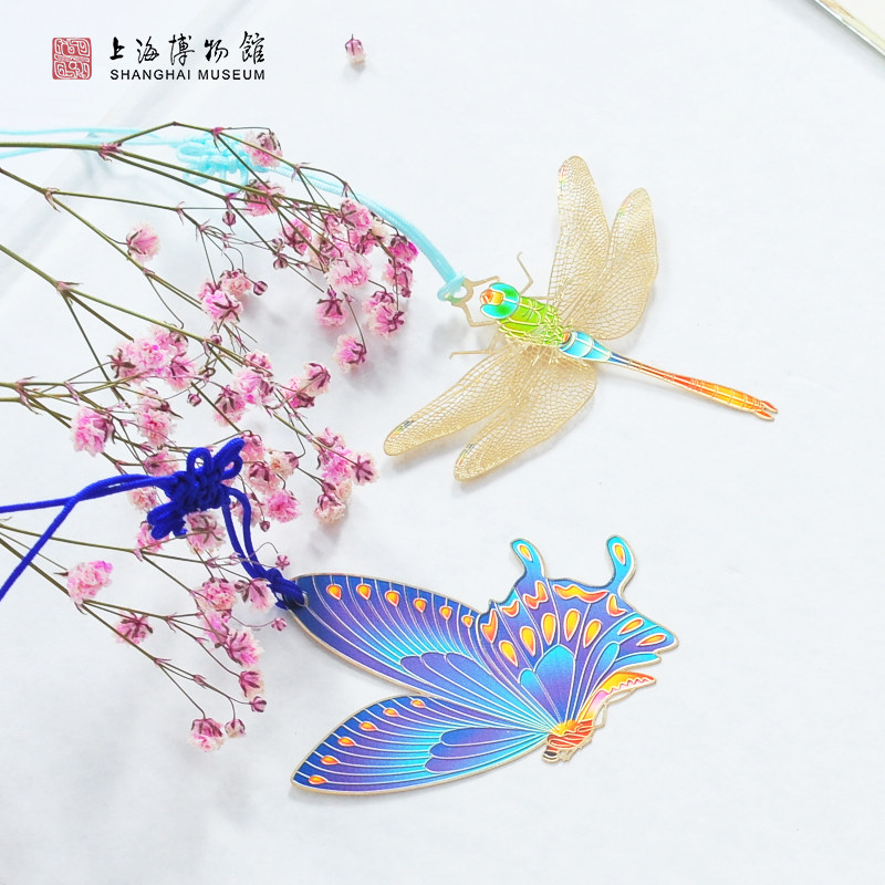 上海博物馆金属书签镂空古典国风创意古风精致纪念品毕业文创礼物