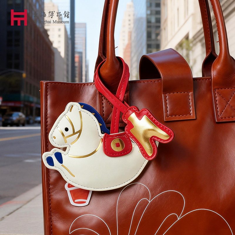 上海博物馆香囊挂件马年吊坠随身包衣柜车载香薰福袋挂饰文创礼物