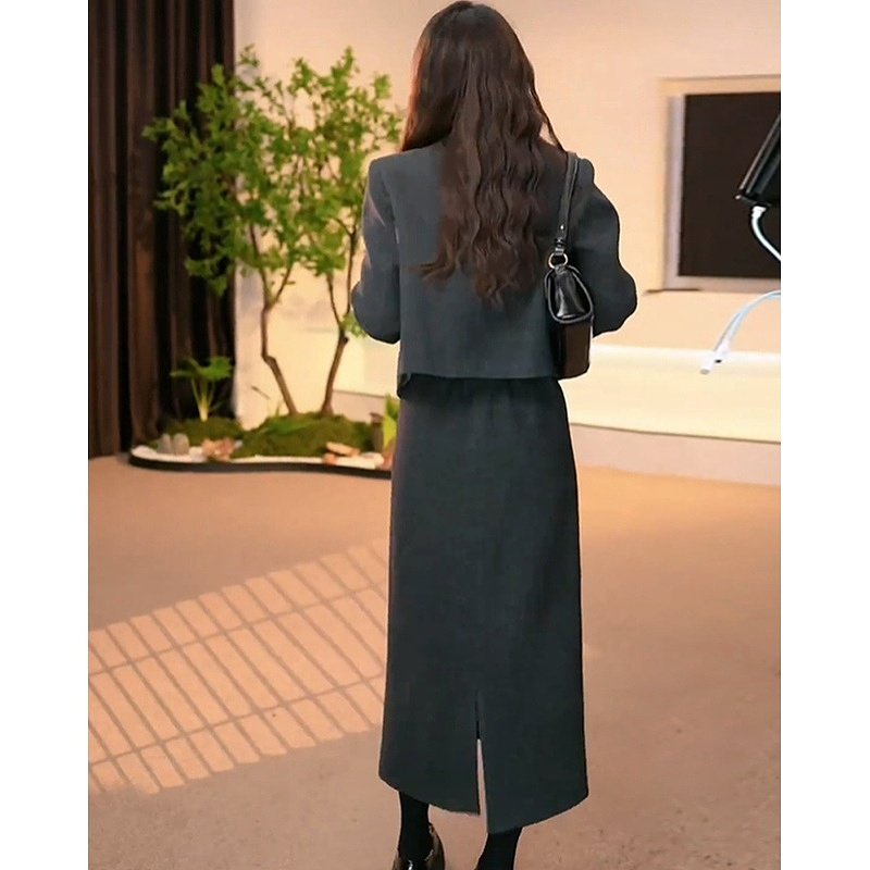 小香风套装裙2025新款气质韩版高级感秋冬季穿搭轻奢女人味两件套,淘宝优惠券,粉丝福利购,淘宝优惠卷