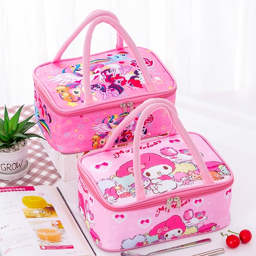 Льняная сумка, ланч-бокс, тканевый мешок, детский термос для школьников