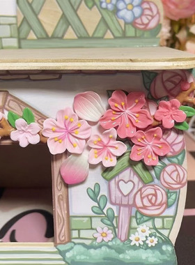 3d立体桃花车贴汽车电动车