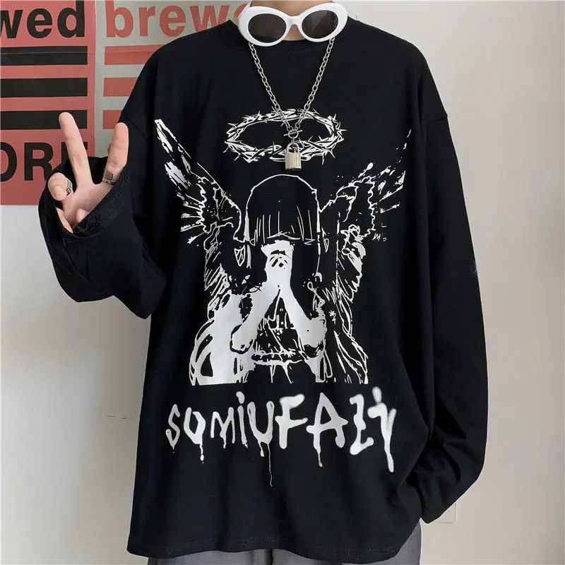 T shirt for men Autumn men's clothing Long Sleeve T-shirt O--图1