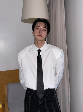 子上男装经典款纯色领带