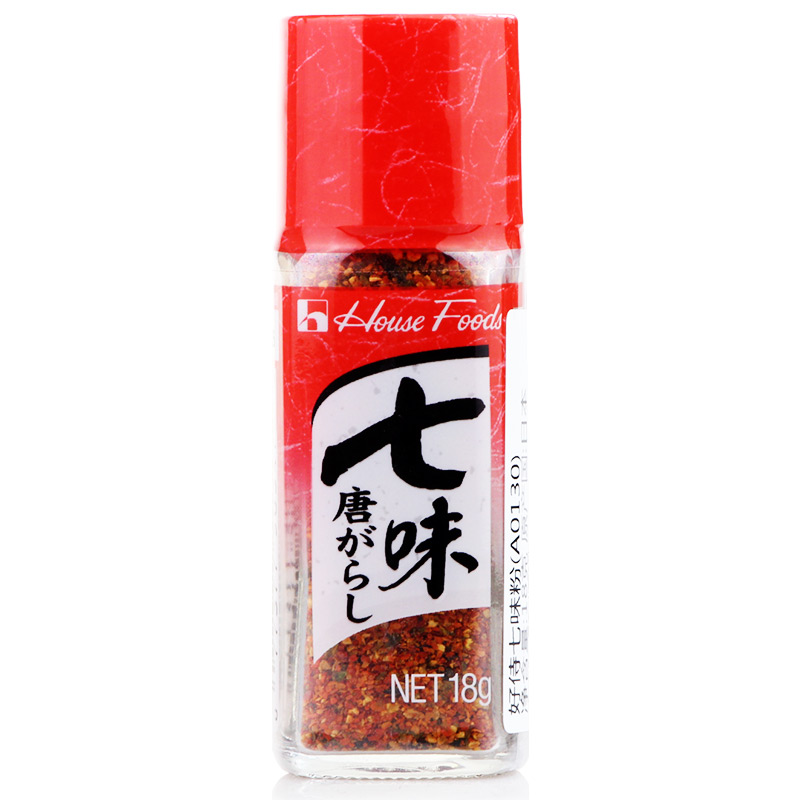 日本进口调料好侍七味粉18g七味唐辛子进口韩国烤肉烧烤调料蘸 日本进口调料好侍七味粉18g七味唐辛子进口韩国烤肉烧烤调料蘸