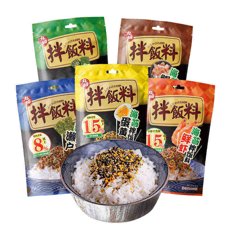 拌饭料饭友日式寿司小虾鲣鱼碎饭团 锦狐食品海苔系列