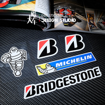 Tire Sponsor Waterproof Retrofit Sticker Motorcycle Locomotive Car Shelter Scratched Reflective Appliquet