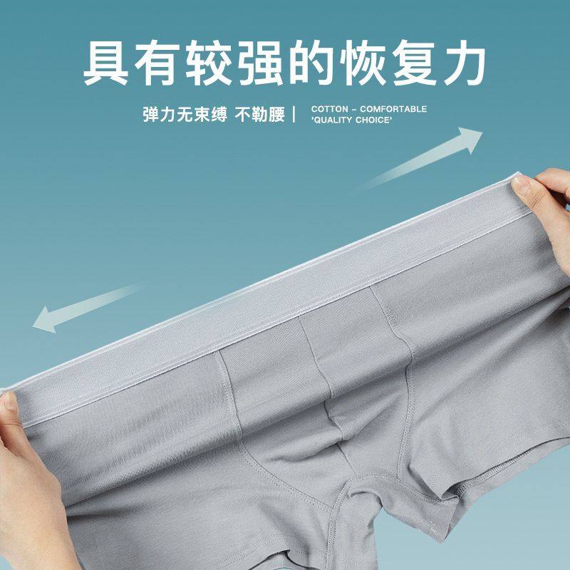 朵漫蝶男士内裤男纯棉平角裤透气抗菌大码短裤潮流裤衩四角底裤头,淘宝优惠券,粉丝福利购,淘宝优惠卷