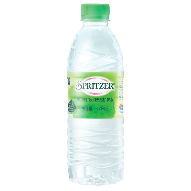 事必胜马来西亚天然矿泉水350ml 24瓶整箱饮用水小