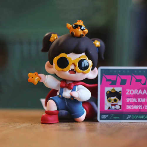 TNT SPACE新品特攻队系列盲盒Zoraa dora全明星1 一代特工队潮玩 - 图0