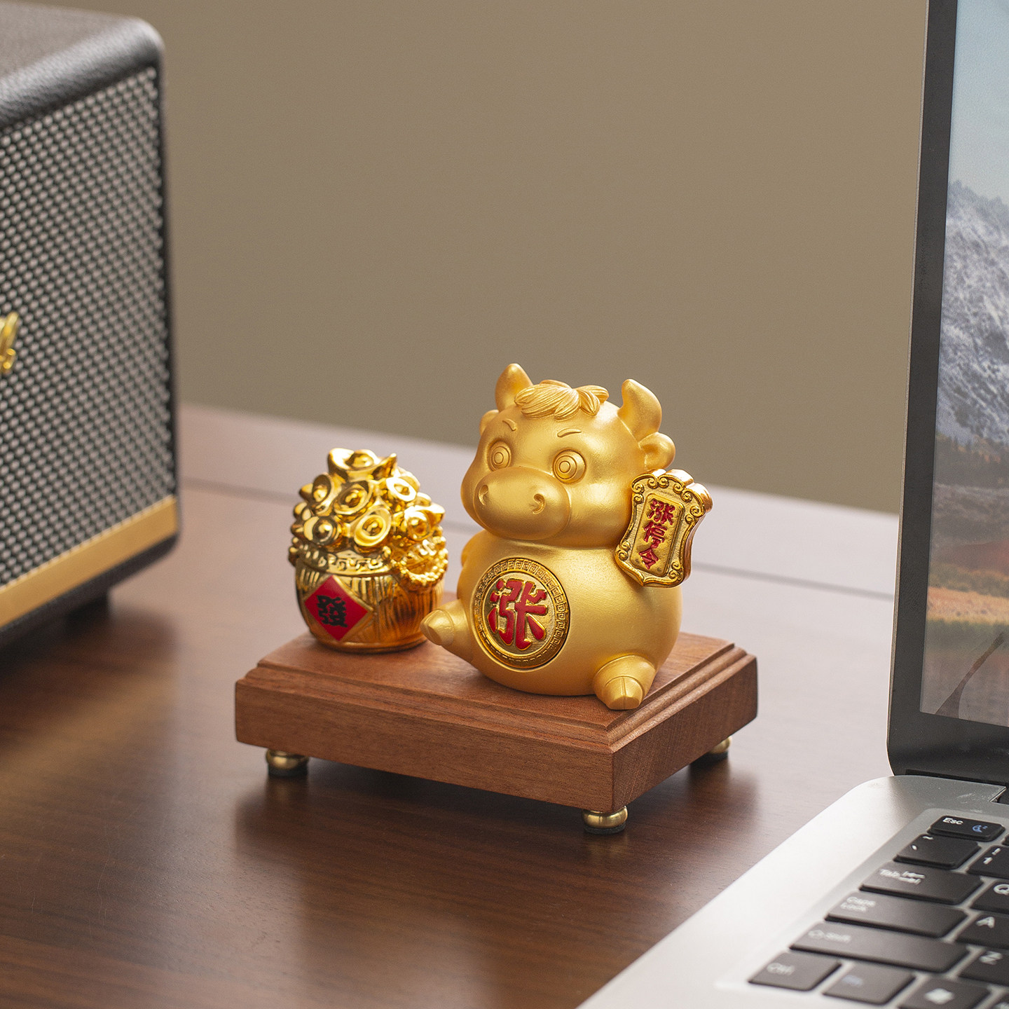 华尔街牛摆件办公室桌面工位股票玄学牛市炒股招财吉祥物生日礼物,淘宝优惠券,粉丝福利购,淘宝优惠卷