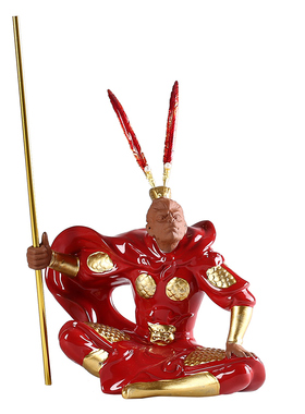 创意陶瓷工艺品摆件大圣归来孙悟空斗战胜佛美猴王家居办公装饰品