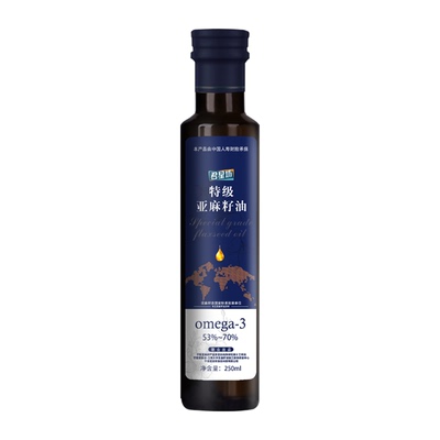 君星坊特级亚麻籽油250ml