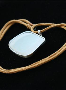 粉彩包边吊坠老瓷片