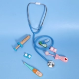 Детская игрушка, семейный детский реалистичный стетоскоп, комплект, униформа медсестры, набор инструментов, 13 года, наряжаться