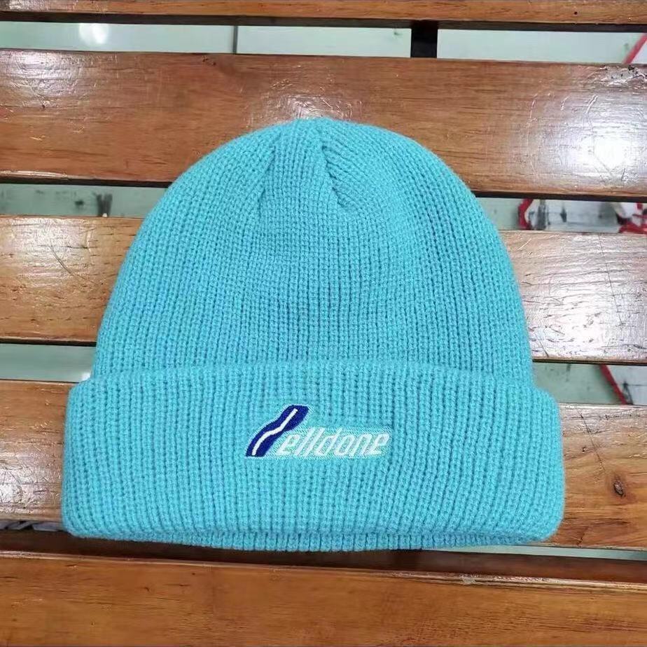 帽子冬款女士大头围毛线帽宽松保暖堆堆冷帽针织护耳帽秋冬季百搭 - 图1