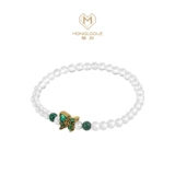 周大福 Монолог на 30 градусов северная широта бабочка ретро золотой браслет MR1756 подарок