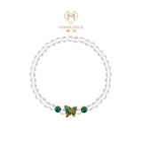 周大福 Монолог на 30 градусов северная широта бабочка ретро золотой браслет MR1756 подарок