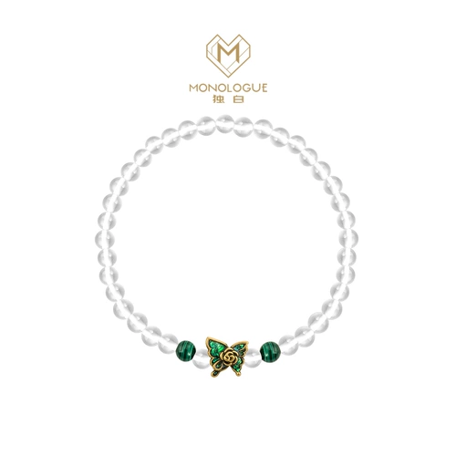周大福 Монолог на 30 градусов северная широта бабочка ретро золотой браслет MR1756 подарок
