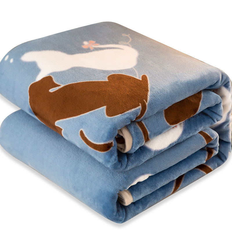 冬季空调法兰绒床单单人珊瑚绒毯子 棉记休闲毯/毛毯/绒毯