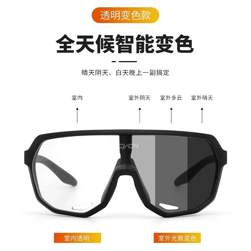 SCVCN自行车专用骑行眼镜防风公路车男女款护目镜日夜两用防风镜,淘宝优惠券,粉丝福利购,淘宝优惠卷