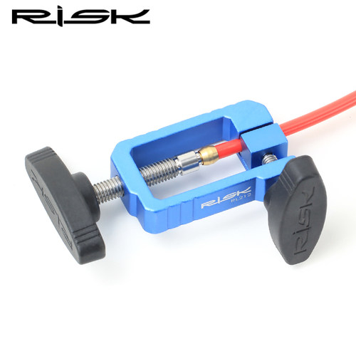 RISK自行车油针安装工具油管顶入器截管器油碟五线体置入T头压入 - 图0
